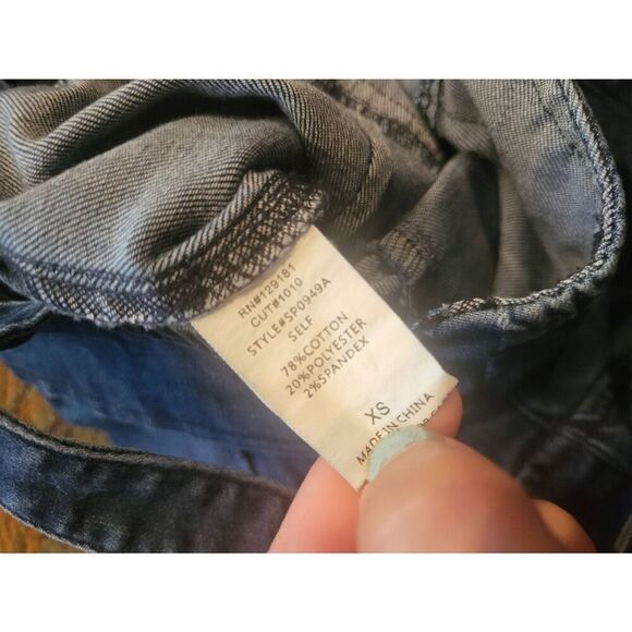 NWT Fashion Nova Jumpsuit Women's 0 Blue In My Feelings Belted Denim Wide Leg - Picture 5 of 5